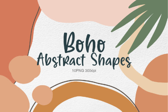 Download Boho Abstract Shapes Clipart - Art Collection