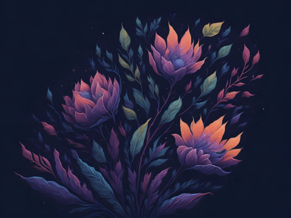 Download Abstract Botanical Art Illustration 7 - Art Collection