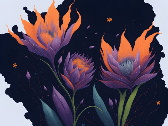 Download Abstract Botanical Art Illustration 10 - Art Collection