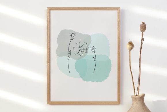 Download Printable Blue Abstract Wall Art - Art Collection