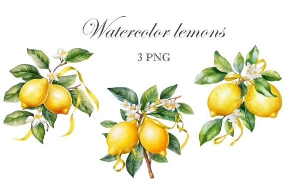 Download Lemon Watercolor Png. Citrus Clipart - Art Collection
