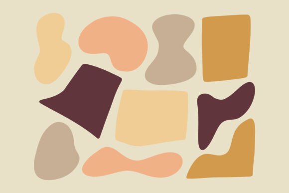 Download Earthy Abstract Organic Shape Bundle - Art Collection