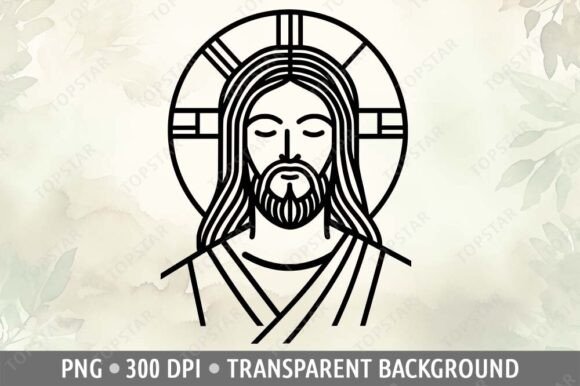 Download Jesus Abstract Art PNG Sublimation - Art Collection