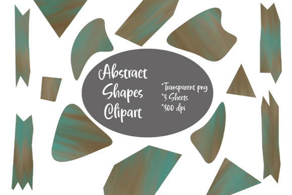 Download Earth Tones Abstract Shapes Clipart - Art Collection