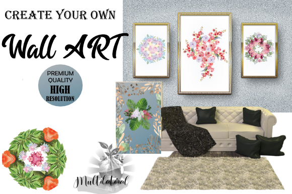 Download Watercolor Floral Elements | Background - Element Collection