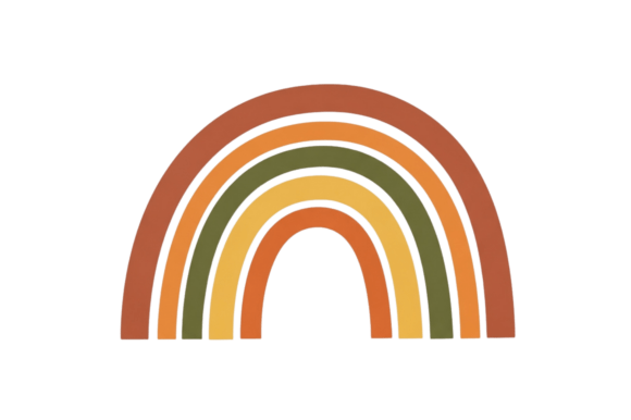 Download Abstract Modern Rainbow Earthy Colors - Art Collection