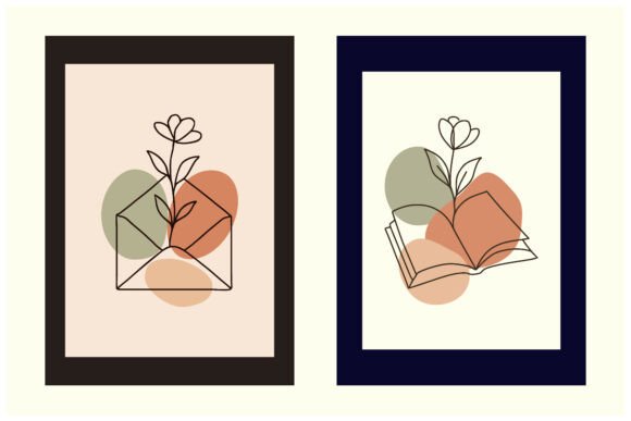 Download Envelope Book Flower Line Art - Art Collection