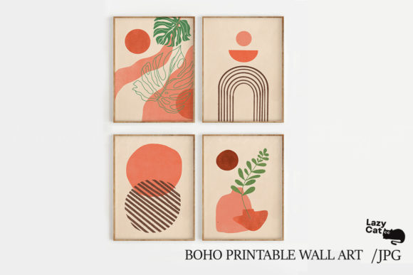 Download BOHO PRINTABLE WALL ART - Art Collection