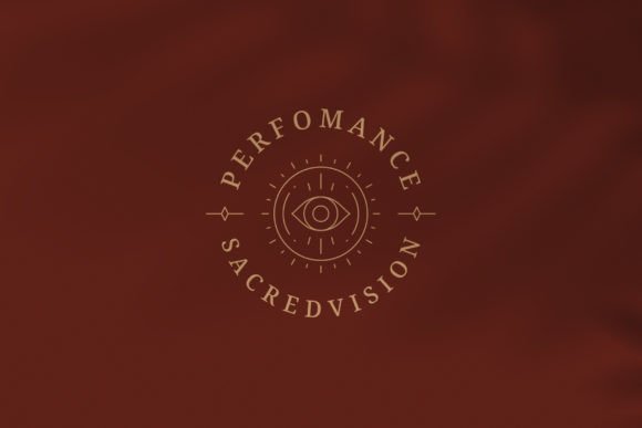 Download Esoteric Line Art Eye Round Logotype - Art Collection