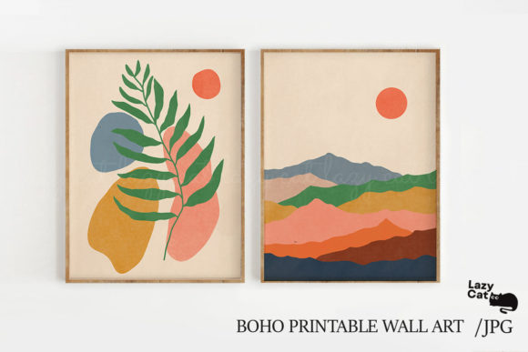 Download BOHO PRINTABLE WALL ART - Art Collection