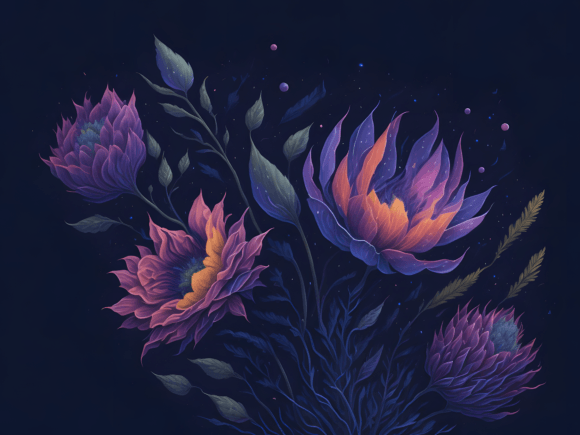 Download Abstract Botanical Art Illustration 4 - Art Collection
