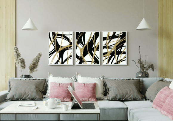 Download Contemporary Abstract Shapes Wall Art - Art Collection