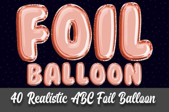 Download Realistic Rose Gold Foil Balloon Clipart - Art Collection