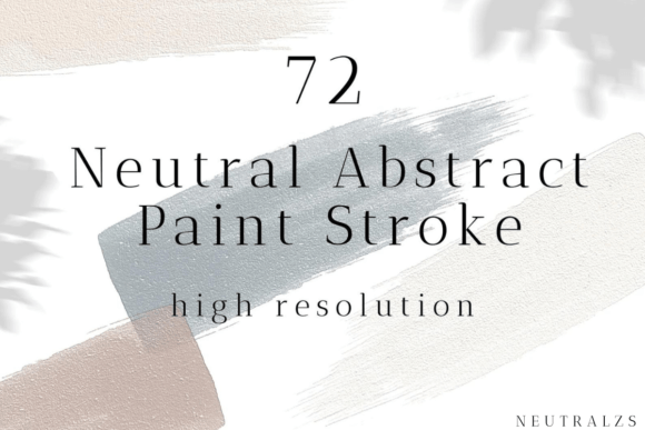 Download Neutral Brush Strokes Clipart Bundle - Art Collection