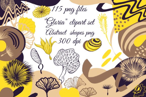 Download Aesthetic Abstract Shapes Clipart - Art Collection