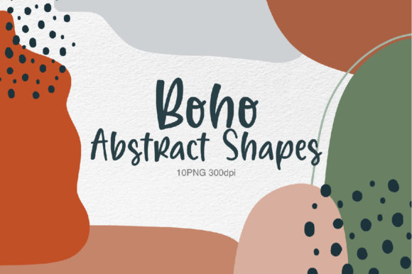 Download Boho Abstract Shapes Clipart - Art Collection