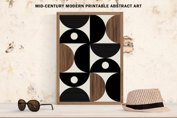 Download Abstract Black &amp; Wood Minimalist Art - Art Collection