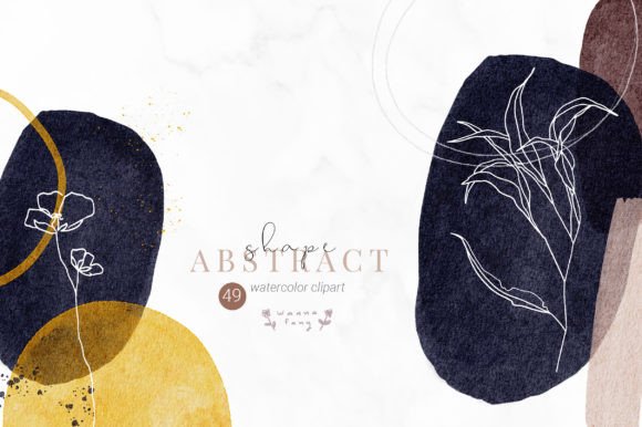 Download Watercolor Boho Abstract Clipart, PNG - Art Collection