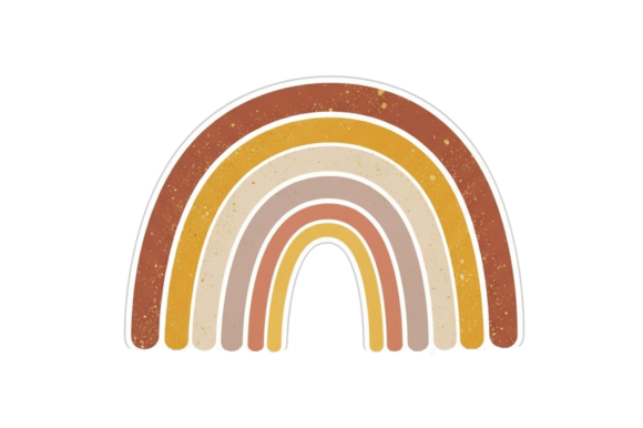 Download Stylized Rainbow Muted Earthy Colors - Art Collection