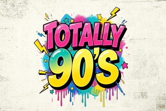 Download Totally 90s Retro PNG Clipart File - Art Collection