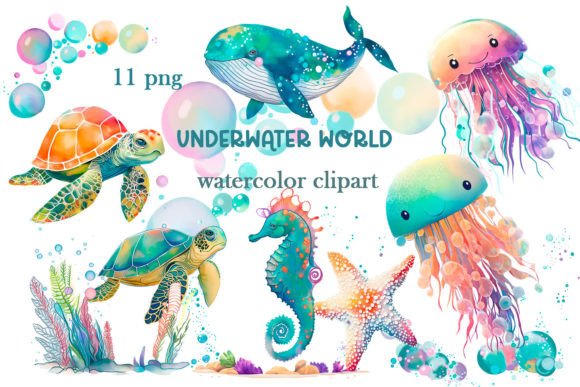Download Underwater World,  Sea Clipart, Summer - Art Collection