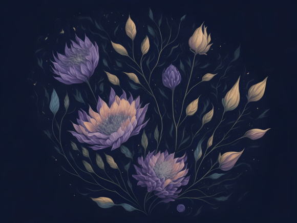 Download Abstract Botanical Art Illustration 11 - Art Collection