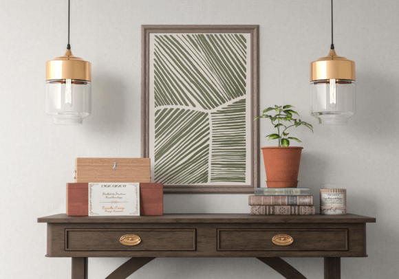 Download Abstract Painting Green Lines Art - Art Collection
