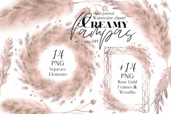 Download Pampas Grass Clipart, Dry Flowers PNG - Art Collection