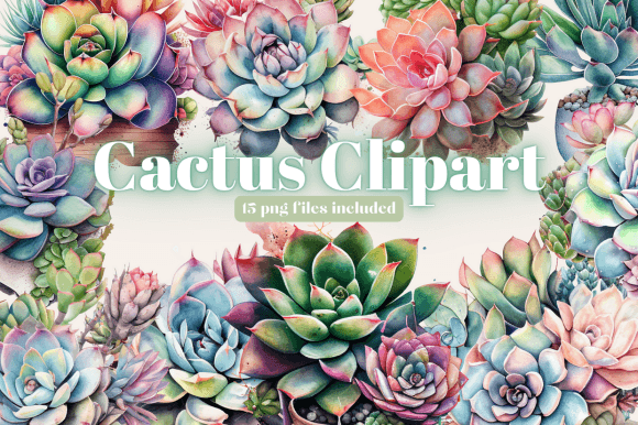 Download Succulent Clipart, Cactus Png - Art Collection