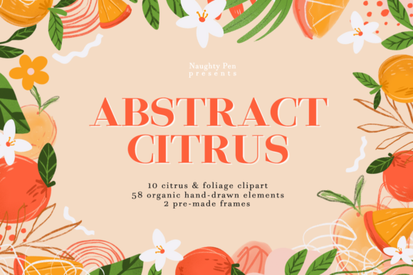 Download Abstract Citrus Clipart Organic Shapes - Art Collection
