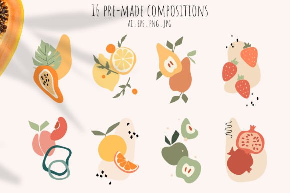 Download Juicy Fruits Abstract Art - Art Collection