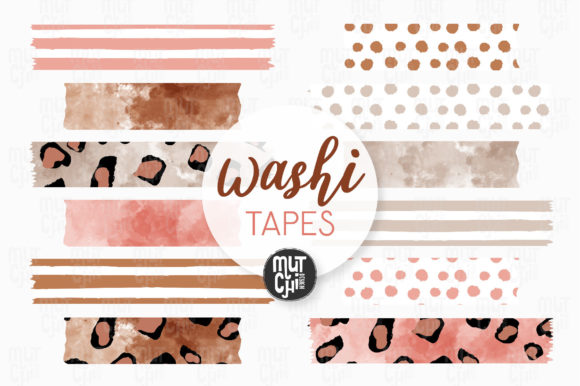 Download Boho Earth Tones Washi Tapes MD - Art Collection
