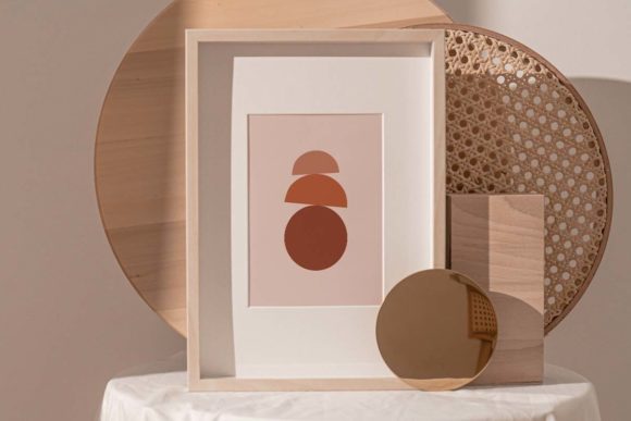Download Simple Boho Moon Phases Boho Art Print - Art Collection